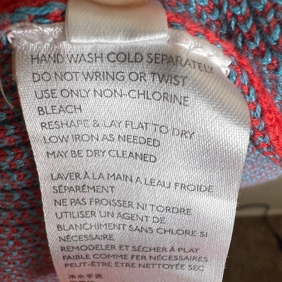 BDG Urban Outfitters Sky High Cropped Sweater Retro Rainbow Mock Neck Sz SM - Picture 9 of 12